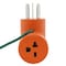 Ac Works Plug Adapter, 6-15/20R, 10-50P, 6-20P, 10-50P, 0 ft., Orange AD1050620 - alternate 3